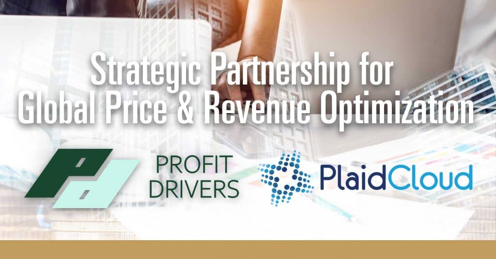PlaidCloud and Profit Drivers Global Price and Revenue Optimization Partnership header